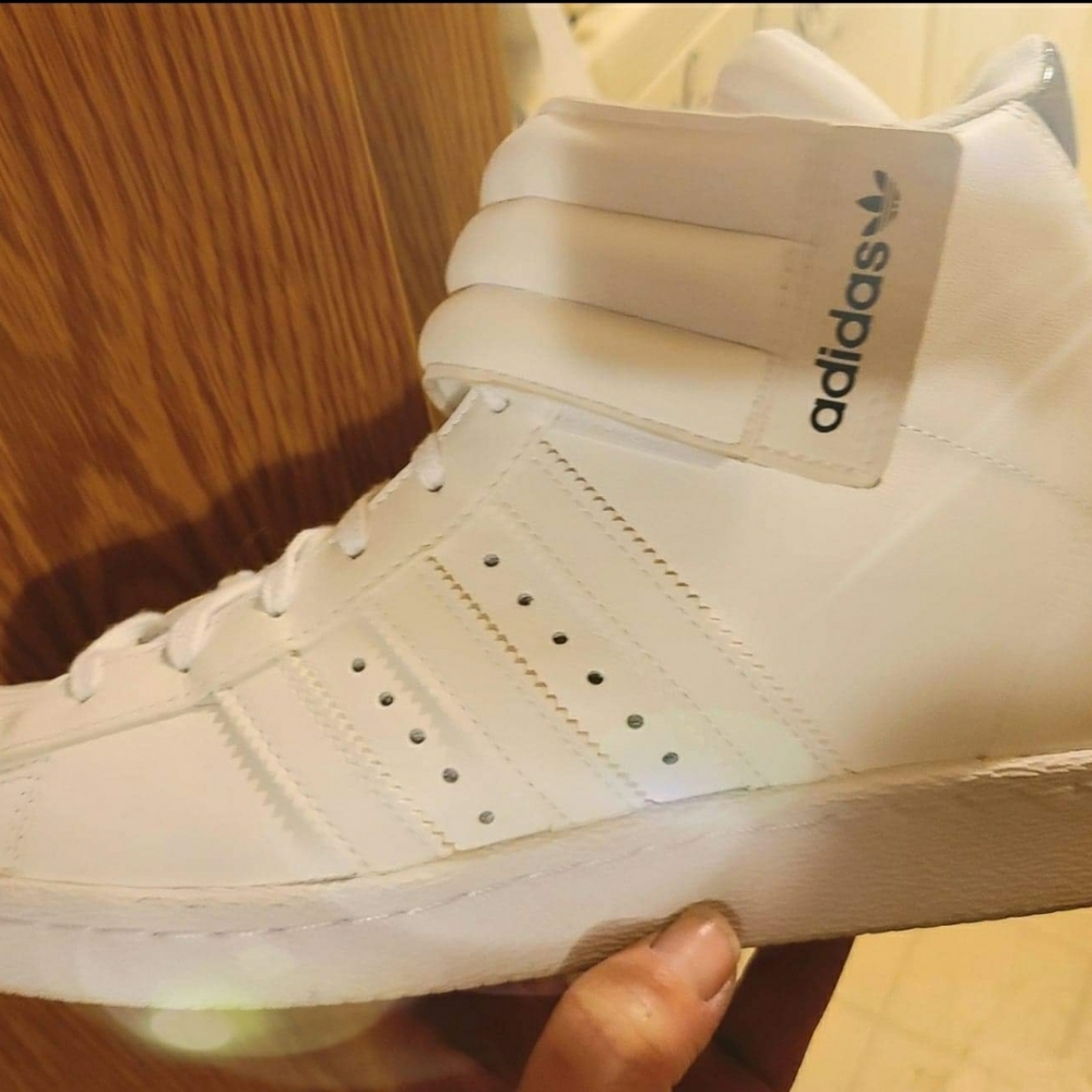 Womens Adidas Superstar Up Strap Wedge Shoes